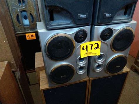 3 Pair RCA Speakers - Assiter Auctioneers