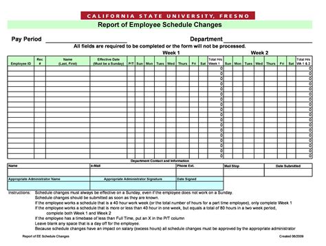 Excel work schedule template - delsilope