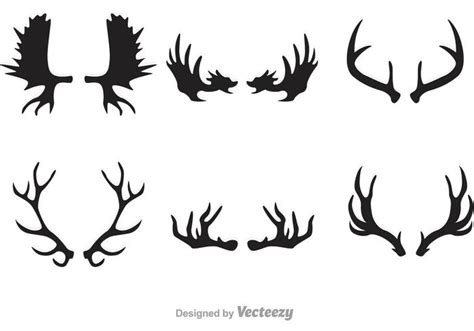 Antler Silhouette at GetDrawings | Free download