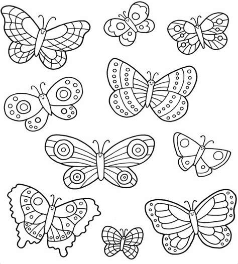 28 Butterfly Templates Printable Crafts And Colouring Pages Free