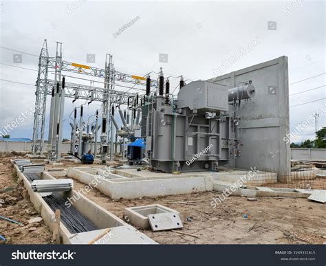 Power Transformer Substation Stock Photo 2249331615 | Shutterstock