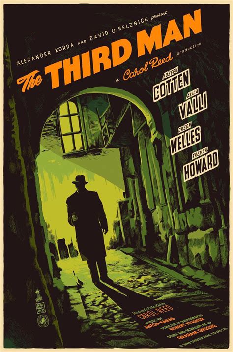 The Third Man Movie Poster From Nautilus Prints