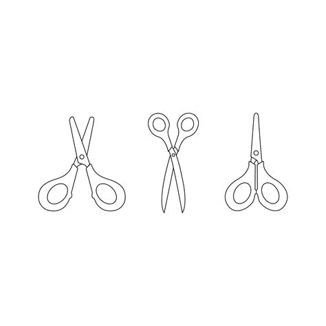 Premium Vector | Scissors for sewing isolated on white background ...