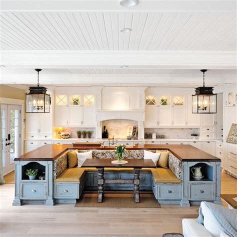 30 Kitchen Islands With Seating And Dining Areas - DigsDigs