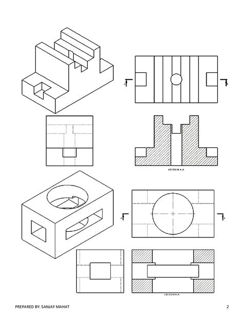 SOLUTION: Orthographic Drawing Examples Studypool, 46% OFF