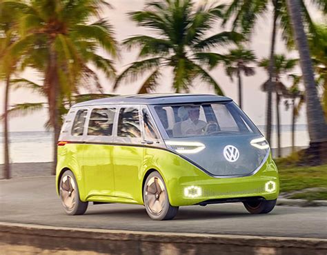 Volkswagen ID Buzz concept camper van is fully autonomous and electric ...