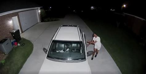 Security camera footage shows just how quick car break-ins can happen ...