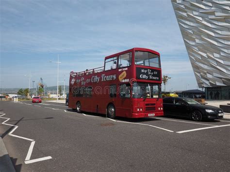 Hop on Hop Off Bus in Belfast Editorial Photography - Image of united ...