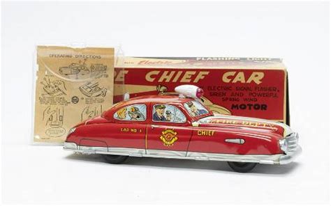 Fire Chief Windup Toy Car