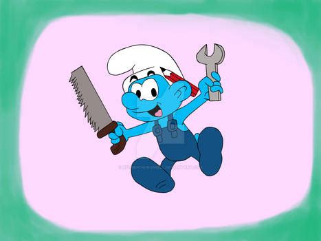 Handy Smurf on Smurfing-About - DeviantArt