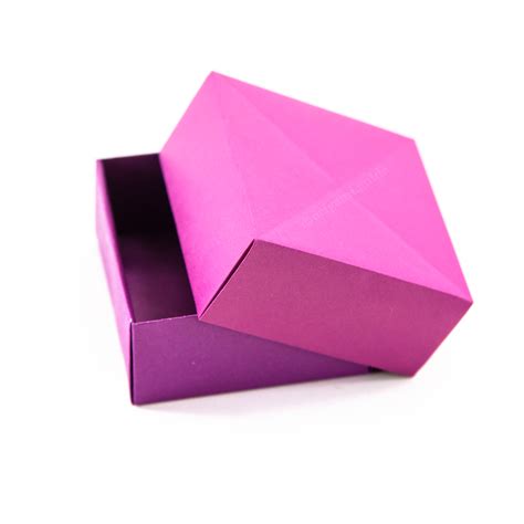 How To Make An Origami Masu Box - Folding Instructions - Origami Guide