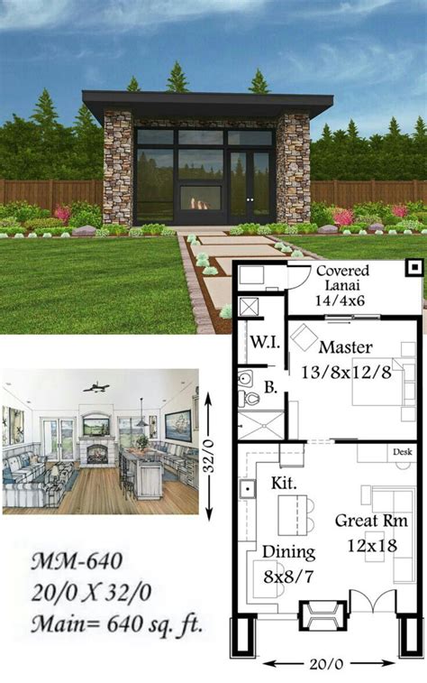 Modern Guest House Floor Plans - floorplans.click