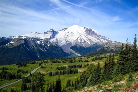 Mount Rainier at Sunrise Photograph by Lynn Hopwood | Pixels