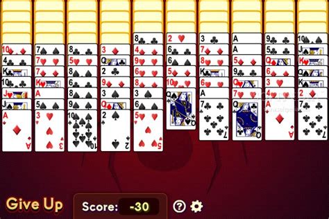 Spider Solitaire (4 suits) Download, Screenshots