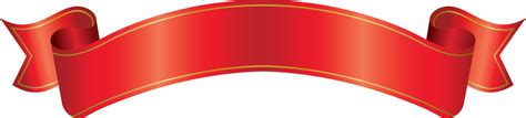 red ribbon banner 22323193 PNG