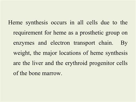 HEMOGLOBIN SYNTHESIS | PPT