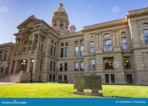 Wyoming State Capitol Building Stock Photo - Image of government ...