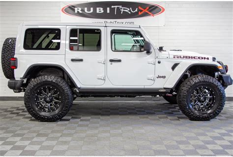 White Lifted Jeep Wrangler