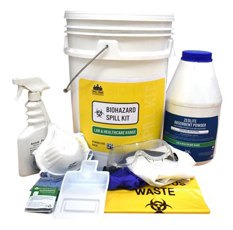 Biohazard spill kits | Chemical spills | Lab & healthcare | Spill Crew