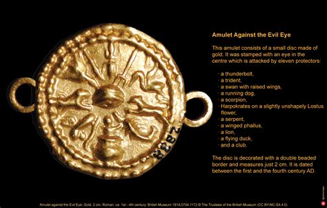 A Gold Amulet Against the Evil Eye – The Archaeology of Ancient Magic ...