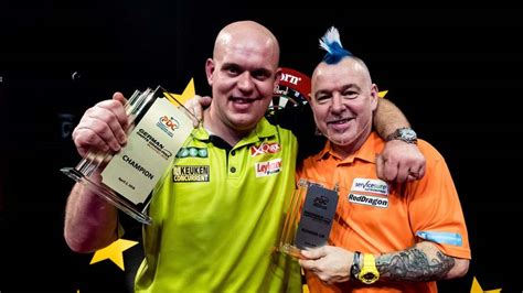 Michael van Gerwen defeats Peter Wright in German Darts Grand Prix ...