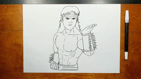 How To Draw Mortal Kombat Liu Kang - Aimsnow7