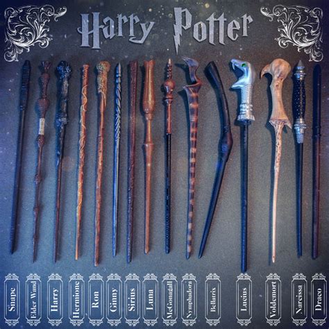 HARRY POTTER GRAND WAND COLLECTION | 3D Print Model | Harry potter wand ...