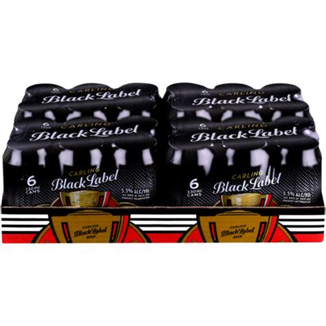 Carling Black Label Beer Cans 24 x 330ml | Beer | Beer & Cider | Drinks ...