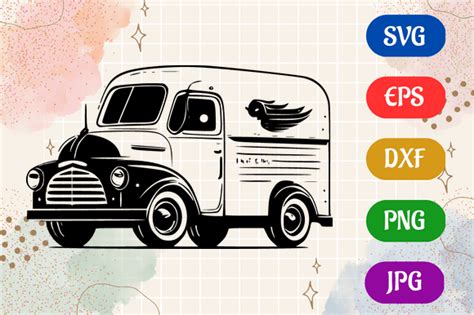 5 Vintage Truck Logo Designs & Graphics