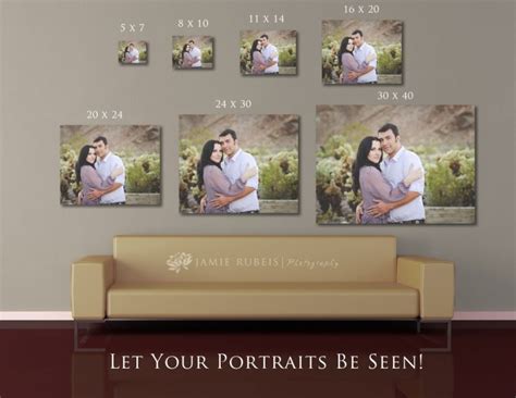 Great size comparison for Wall Art Prints | Photo displays, Photography ...