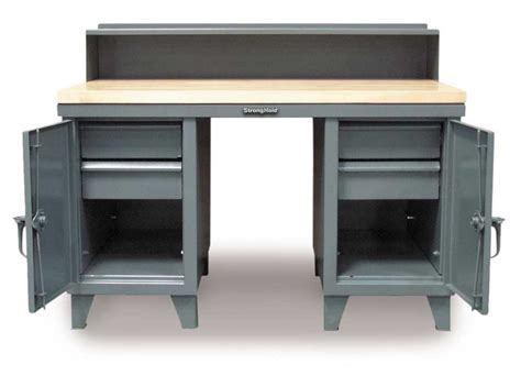 Industrial Shop Desk With Maple Top Barron Equipment And Overhead Doors