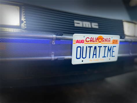 Back to the Future Outatime License Plate Replica - – Back to the Future™