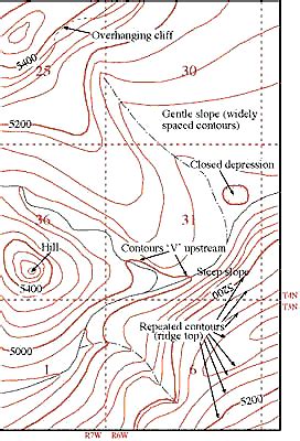 Examples Of Topographic Maps - Allie Bellina