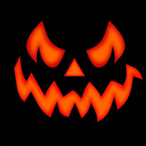 Scary pumpkin face Digital Art by Martin Capek - Pixels