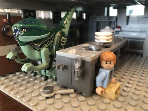 Lego raptor in the kitchen! : r/JurassicPark