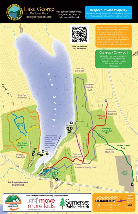 Park Map & Guide | Lake George Regional Park