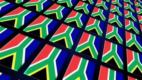 South Africa Flag Animated Background 3d... | Stock Video | Pond5