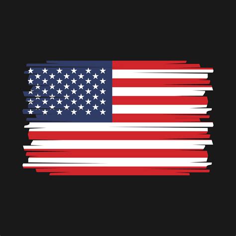 American Flag Vector 21978994 Vector Art at Vecteezy