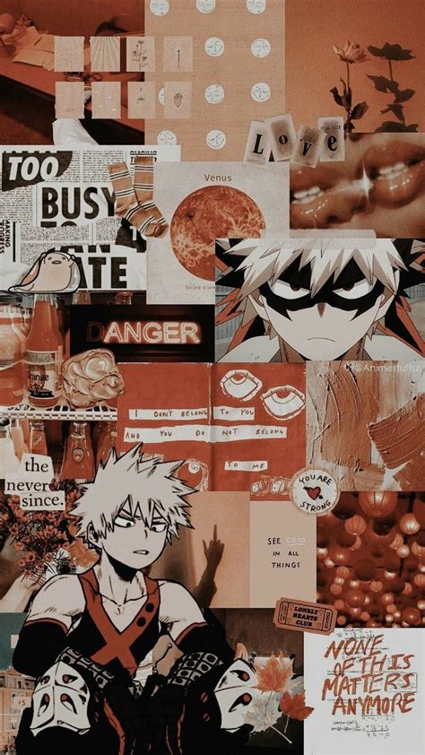 Anime Collage Wallpaper Aesthetic Mha - Draw-lab