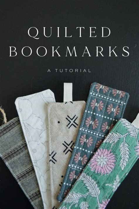 15+ Fabric Bookmarks for the Book-Lover in Your Life - Scrap Fabric Love