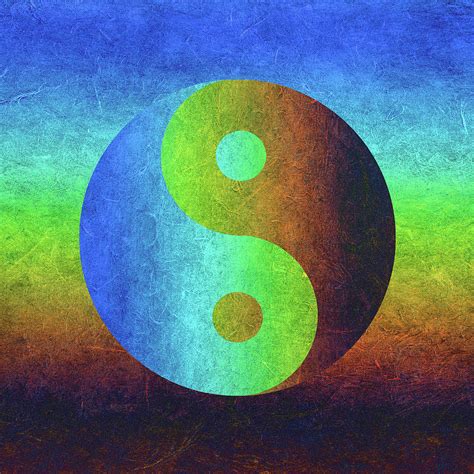 Yin and Yang Symbol in earthy colors Digital Art by Western Exposure ...