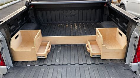 Truck Bed Storage System Plans/ Pickup Truck Cargo Holder - Etsy