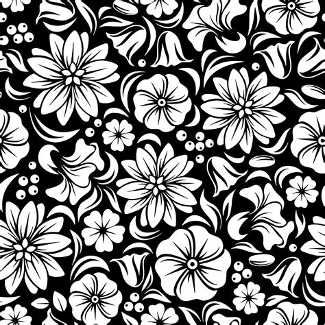 pattern vintage seamless vector floral wallpaper background ...