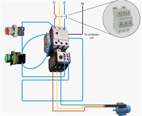 DOL Starter Circuit Control DiagramDiagram | Electrical4u