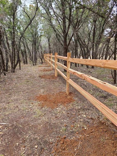 Cedar Split Rail Fence Pictures - Cedar Fencing Austin TX | Sierra ...