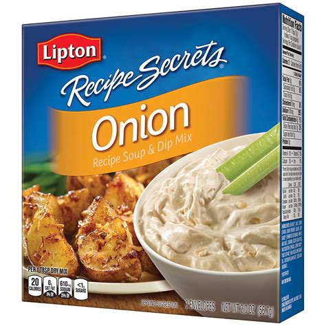 Lipton Recipe Secrets Soup and Dip Mix, Onion 2.0 oz - WF Shopping