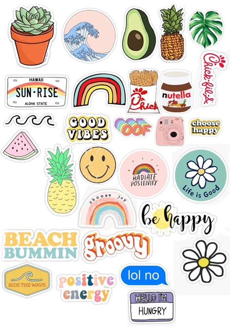 vsco sticker pack!! | Preppy stickers, Cute laptop stickers, Aesthetic ...