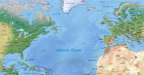 Atlantic Ocean Political Map World Map | Porn Sex Picture