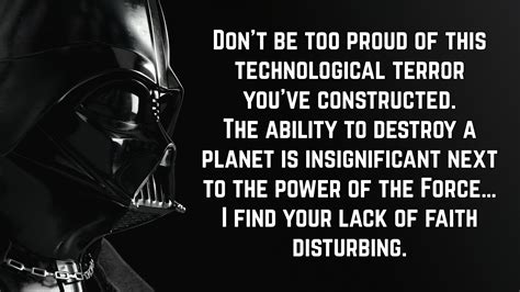 Darth Vader Quotes | Hand Picked Text & Image Quotes | QuoteReel