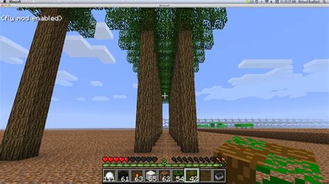 Tree mod 1.0.0! (A tree in one click) Minecraft Mod